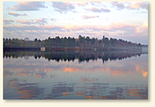 Lake Tomahawk sunset